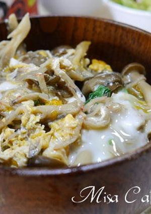 きのこ玉子丼-レシピのメイン写真