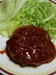 うまソースで煮込みハンバーグ♪-レシピのメイン写真