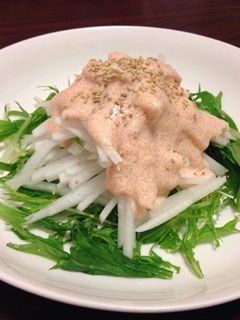 大根と水菜の明太マヨネーズサラダ-レシピのメイン写真