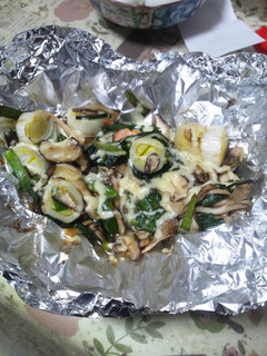 2月11日晩飯【鮭のマヨホイル焼き】-レシピのメイン写真