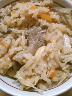 簡単 美味しい ひら茸の 炊き込みご飯!-レシピのメイン写真
