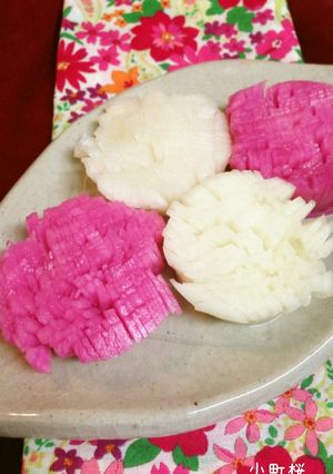 材料2つ‼紫大根のらっきょう酢漬け-レシピのメイン写真