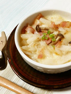 長芋ベーコンココットカマン ゆず胡椒風味-レシピのメイン写真