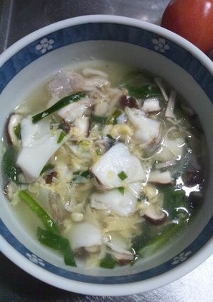 ２月２１日晩飯【銀ダラのスープ】-レシピのメイン写真