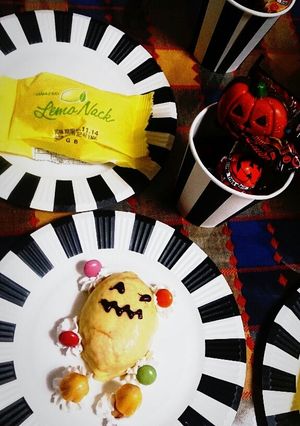 子供と作る*ハロウィン*レモンケーキ-レシピのメイン写真