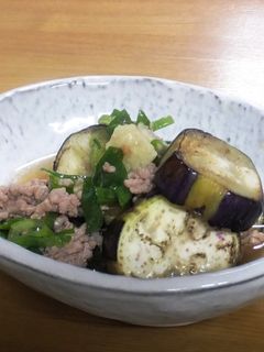 簡単一品★ナスのそぼろあんかけ-レシピのメイン写真