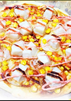 明太と餅のピザ ポケット風-レシピのメイン写真