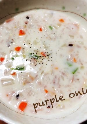 ズボラさんのミルク粥みたいなリゾット-レシピのメイン写真