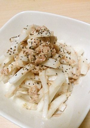 ビールに合う♪大根とツナのサラダ-レシピのメイン写真