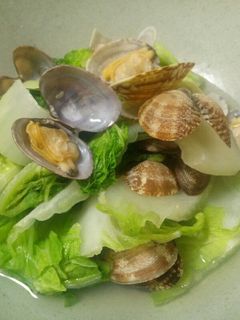 アサリと白菜の酒蒸し-レシピのメイン写真