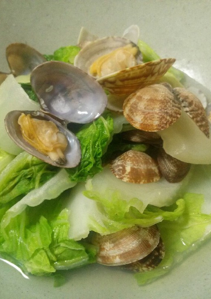 アサリと白菜の酒蒸し-レシピのメイン写真