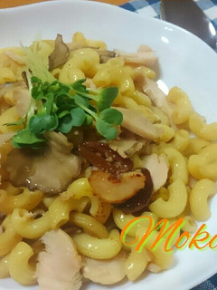 マイタケと鶏むねハムの和風パスタ★-レシピのメイン写真