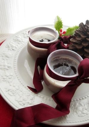 身近な材料で蒸し濃厚チョコプリン-レシピのメイン写真