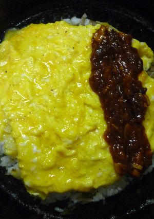 にんにく焼き飯　卵のせ超辛!(^^)!-レシピのメイン写真
