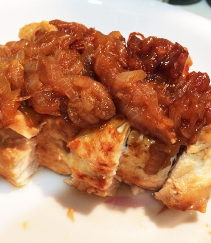 簡単！鶏むね肉のトロトロ玉ねぎ煮-レシピのメイン写真