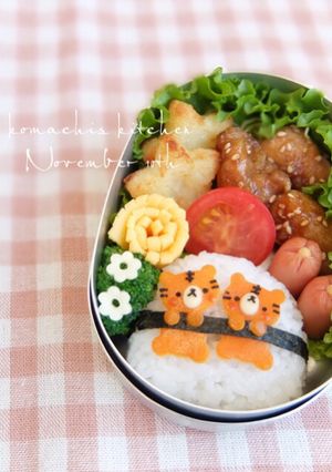 幼稚園 お弁当♡とらさん 簡単 キャラ弁-レシピのメイン写真