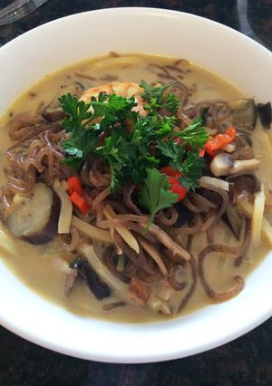 糸こんにゃくで食べるタイカレーヌードル-レシピのメイン写真