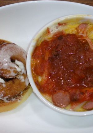 冷蔵庫の余り物で作ったココットカマン-レシピのメイン写真