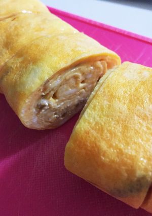 冷凍保存！なめたけ卵焼き自然解凍弁当-レシピのメイン写真
