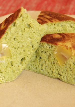 炊飯器で作る桑抹茶の蒸しパン-レシピのメイン写真