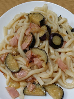 うどんでペペロンチーノ-レシピのメイン写真