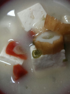 野菜と豆腐とちくわの白味噌-レシピのメイン写真
