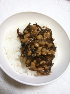 しょうが昆布納豆ご飯-レシピのメイン写真