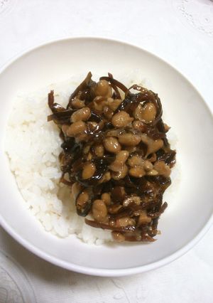 しょうが昆布納豆ご飯-レシピのメイン写真