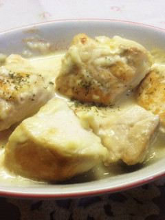 鶏胸肉のチーズサンド ホワイトソース-レシピのメイン写真