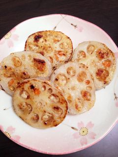 蓮根のはさみ焼き-レシピのメイン写真