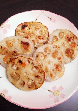 蓮根のはさみ焼き-レシピのメイン写真