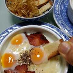 うずら卵とカリカリのココットカマン-レシピのメイン写真