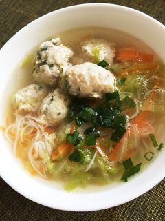 白菜☆白菜と鶏団子の濃く旨スープ-レシピのメイン写真
