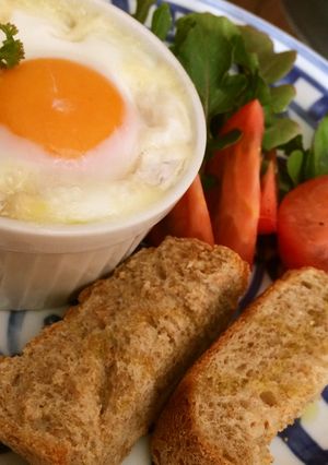 ココットカマンdeエッグスラット-レシピのメイン写真