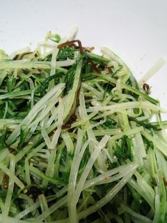 水菜のシャキシャキ塩昆布サラダ-レシピのメイン写真