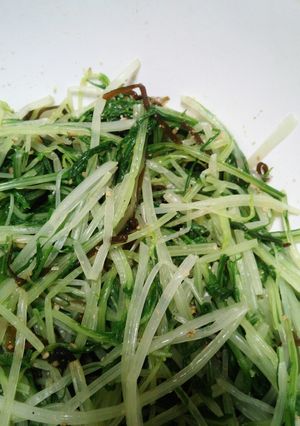 水菜のシャキシャキ塩昆布サラダ-レシピのメイン写真