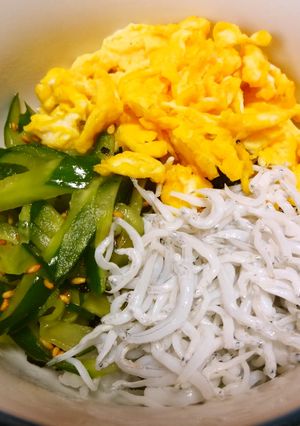 こどものしらす丼（三色丼）-レシピのメイン写真