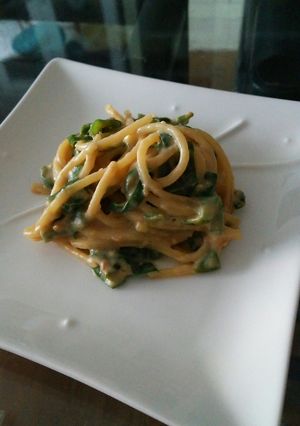 酒粕味噌クリームパスタ-レシピのメイン写真