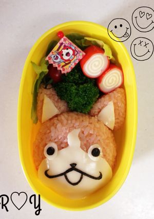キャラ弁♡妖怪ウォッチ ジバニャン-レシピのメイン写真