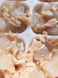 離乳食 後期前半 〜まぐろと大根〜-レシピのメイン写真