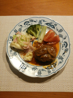 煮込みハンバーグ-レシピのメイン写真
