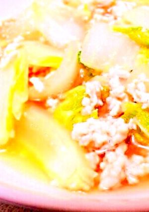 白菜と挽肉のコンソメ煮-レシピのメイン写真