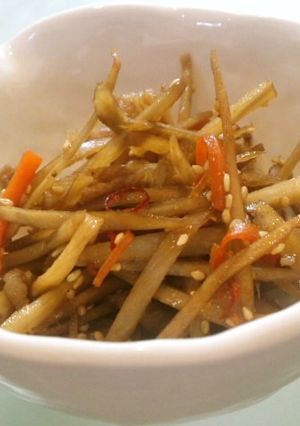 懐かしの味きんぴらごぼう-レシピのメイン写真