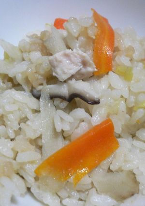 シンプルだけど、王道の炊き込みご飯☆-レシピのメイン写真