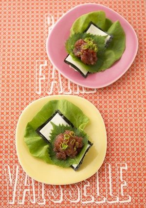 チーとろ手巻き-レシピのメイン写真