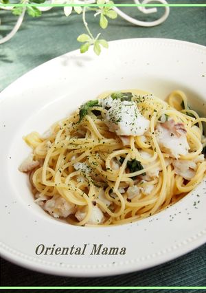 真冬に美味しい！鱈とほうれん草のパスタ-レシピのメイン写真
