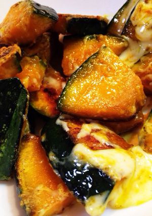 我が家の『かぼちゃのチーズ炒め♪』-レシピのメイン写真