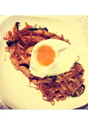 糖質制限！めちゃうまピリ辛焼そば☆-レシピのメイン写真