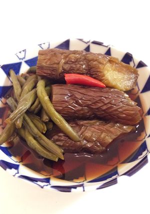 なすとさやいんげんの煮物-レシピのメイン写真