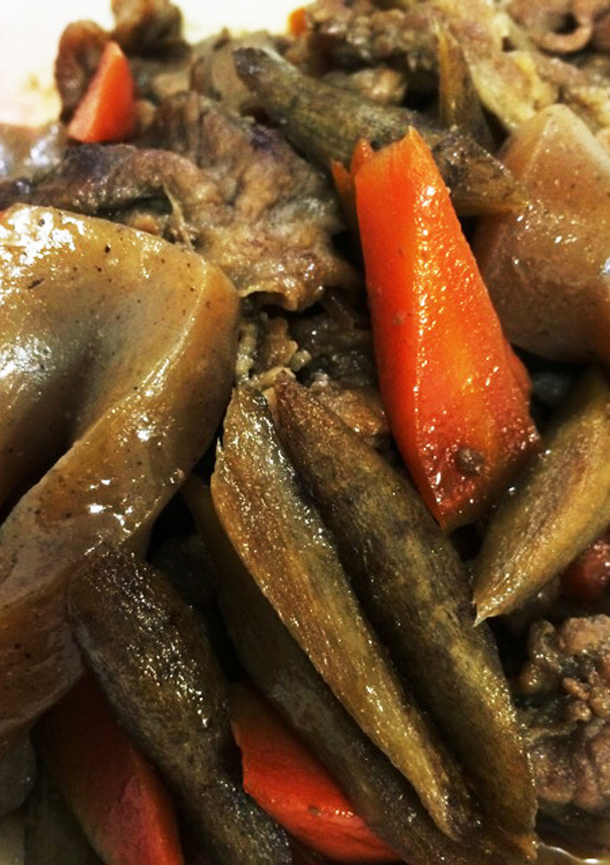 ザクザクきんぴらごぼう〜豚肉と蒟蒻入り〜-レシピのメイン写真